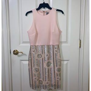 ASOS sequin zip up cocktail dress